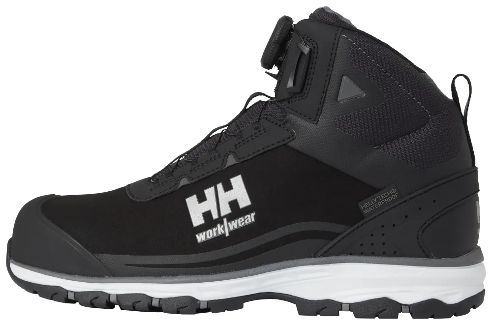 Helly Hansen Workwear Chelsea Evolution 2 Skyddskänga mid, svart, BOA, S3, HT wide 46