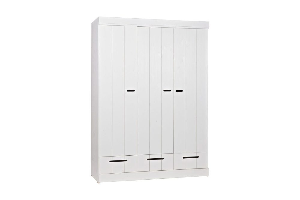 Varius Garderob 140 cm 3 Dörrar 3 Lådor