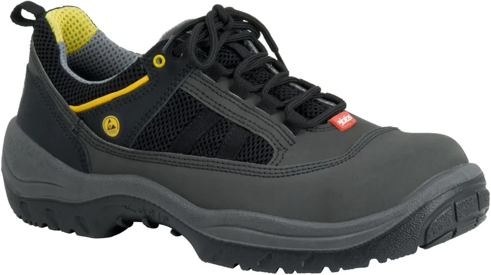 Jalas 3110 Light Grip Skyddssko S2, aluminiumhätta, svart/gul 36