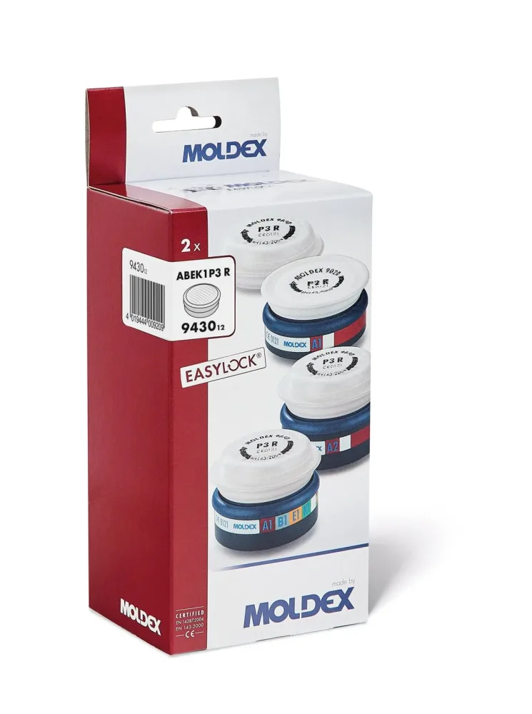 Moldex A1B1E1K1P3R 943012 Kombinationsfilter till Moldex 7000 och 9000