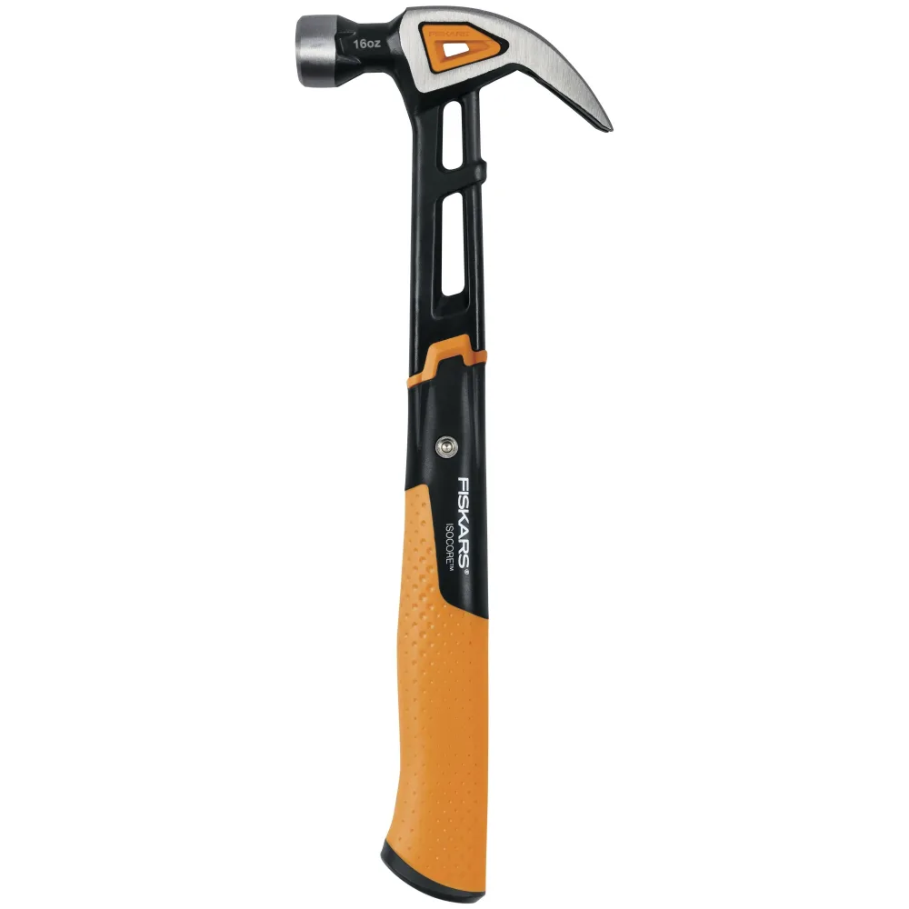 Fiskars IsoCore Snickarhammare böjd klo L, 20oz
