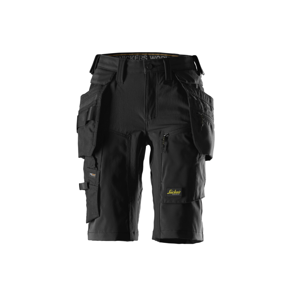 STRETCHSHORTS DAM AW HF SVART STL 44