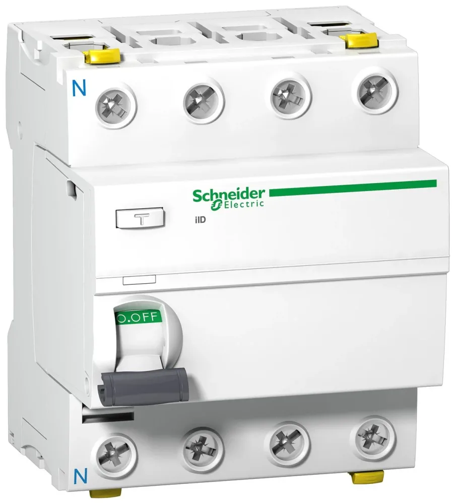 Schneider Electric Acti 9 iID Jordfelsbrytare A, 4-polig 25A, 300mA