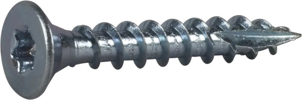 ESSVE 123201 Träskruv 6 mm Ø, TX30, helgängad, försänkt, FZB 60 mm, 100-pack