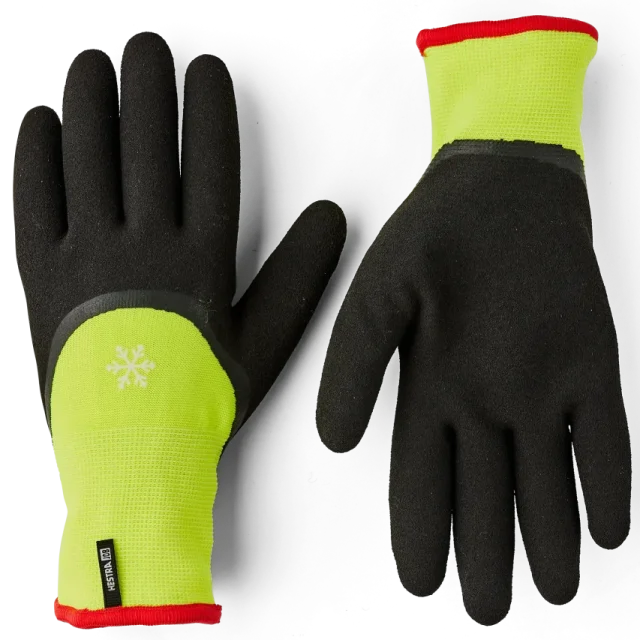 Hestra Pro Asper Vinterhandske high-vis gul/svart 10