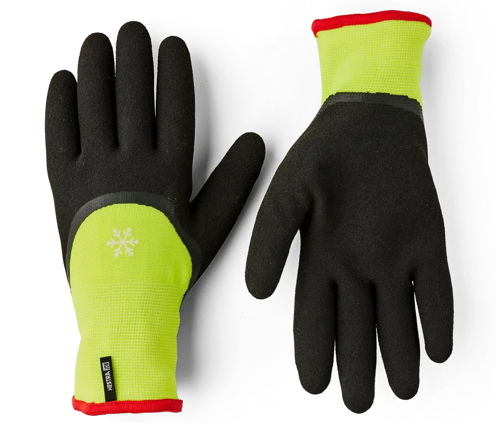 Hestra Pro Asper Vinterhandske high-vis gul/svart 10