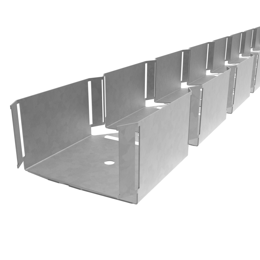 MELLANVÄGGSSKENA LINDAB SKFLEX FLEX GALVAD 100X3000MM