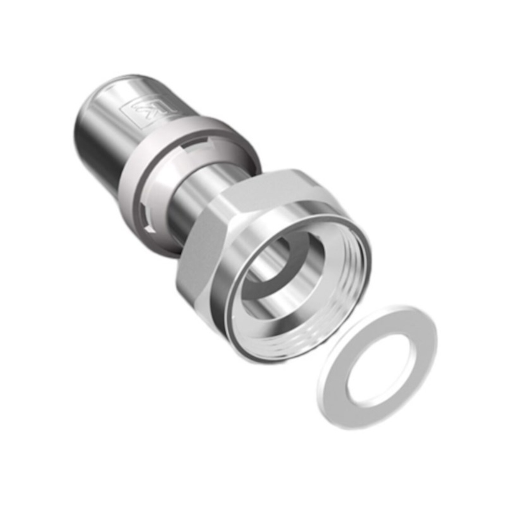 LK PressPex Rak Koppling Med Lekande Mutter A63xG50