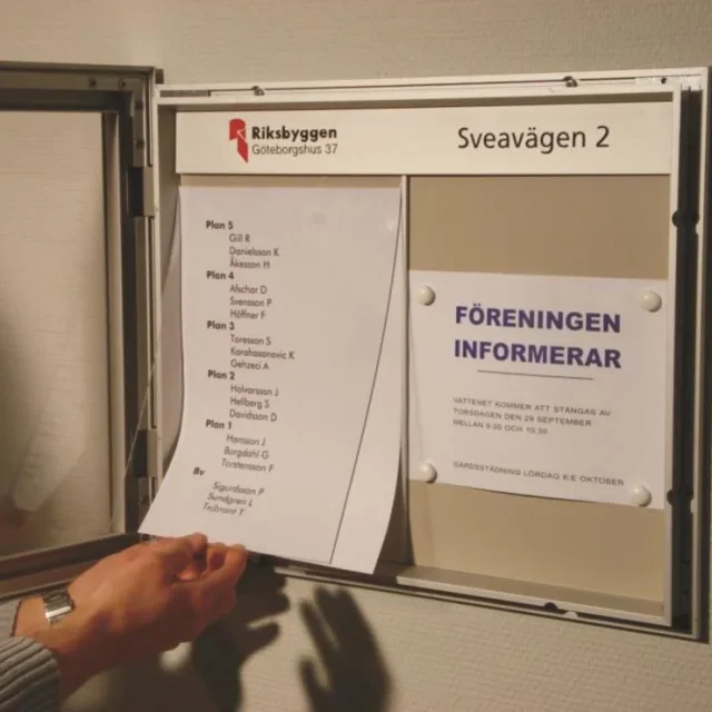 Swedsign Papyrus Fastighetsregister med magnetfunktion 497 x 420 mm