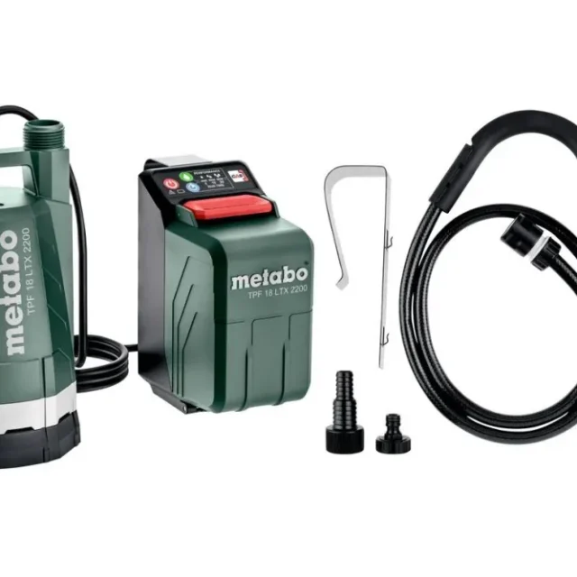 Metabo TPF 18 LTX 2200 Pump utan batteri och laddare