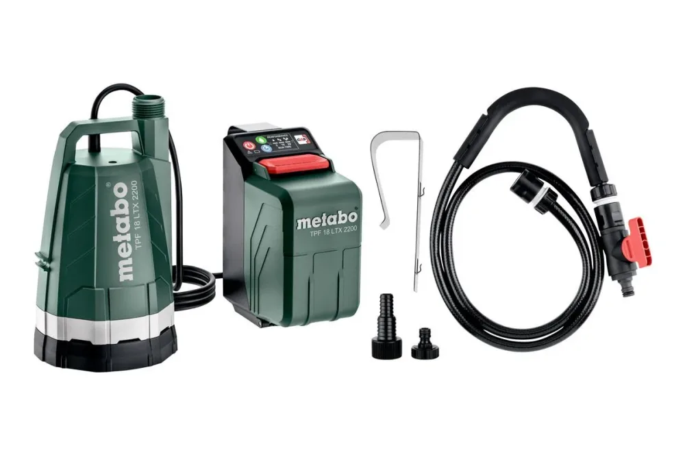 Metabo TPF 18 LTX 2200 Pump utan batteri och laddare