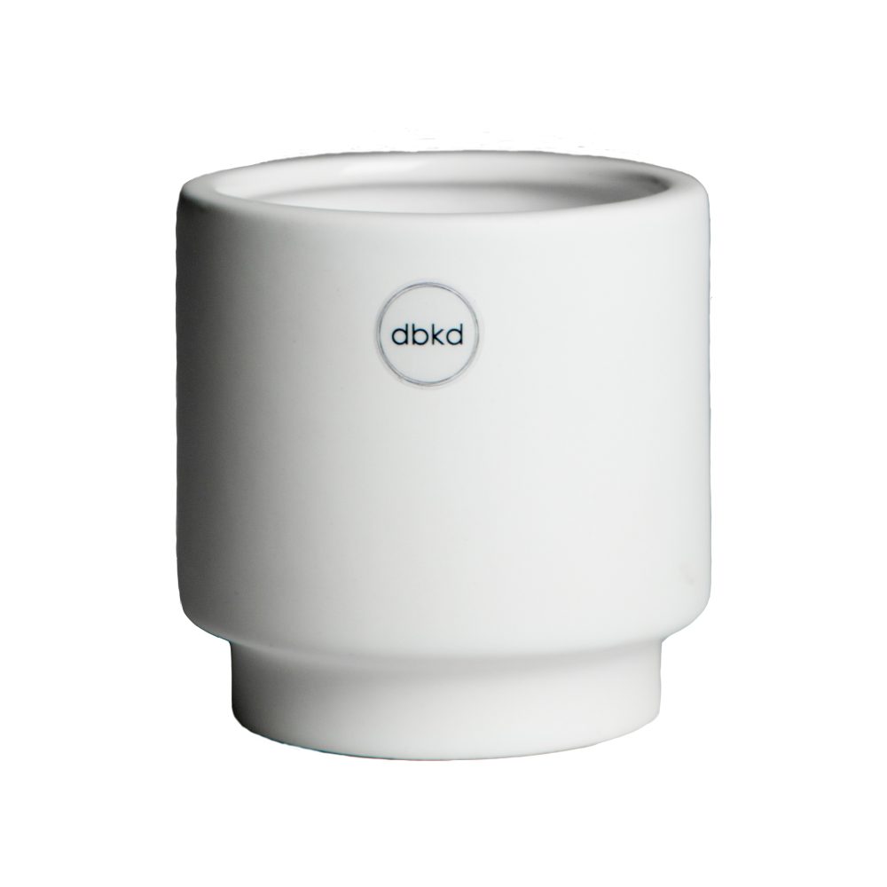 Solid kruka white, Liten Ø10 cm