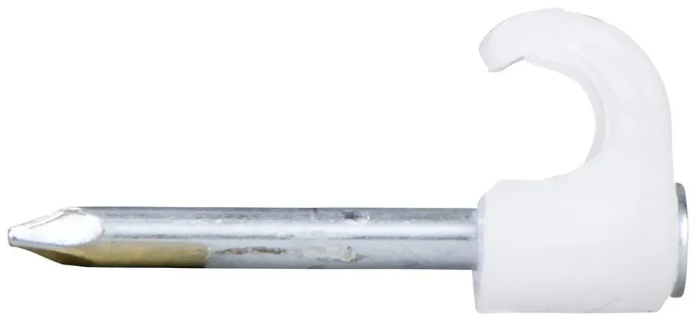Schneider Electric TC 2021012 Spikclips för rund kabel, 5-7 mm, 100-pack 20 mm längd, vit - Bild 2