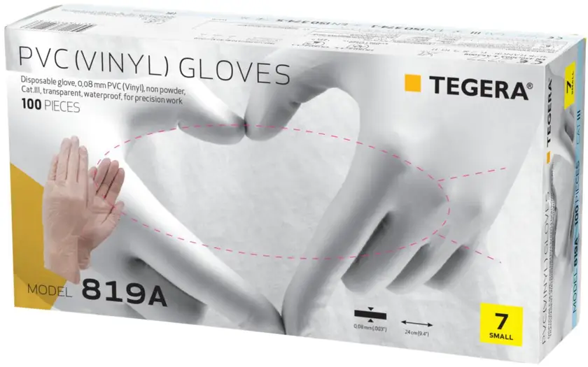 Engångshandske Tegera 819A - Storlek 9 / Large