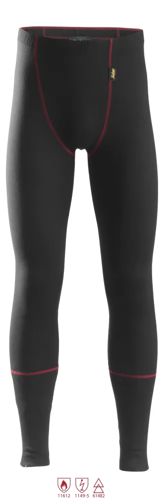 Snickers Workwear 9460 ProtecWork Långkalsong svart, flamskydd M