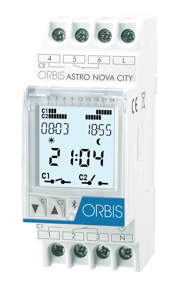 ORBIS 178012 Kopplingsur 2 kanaler, 230V