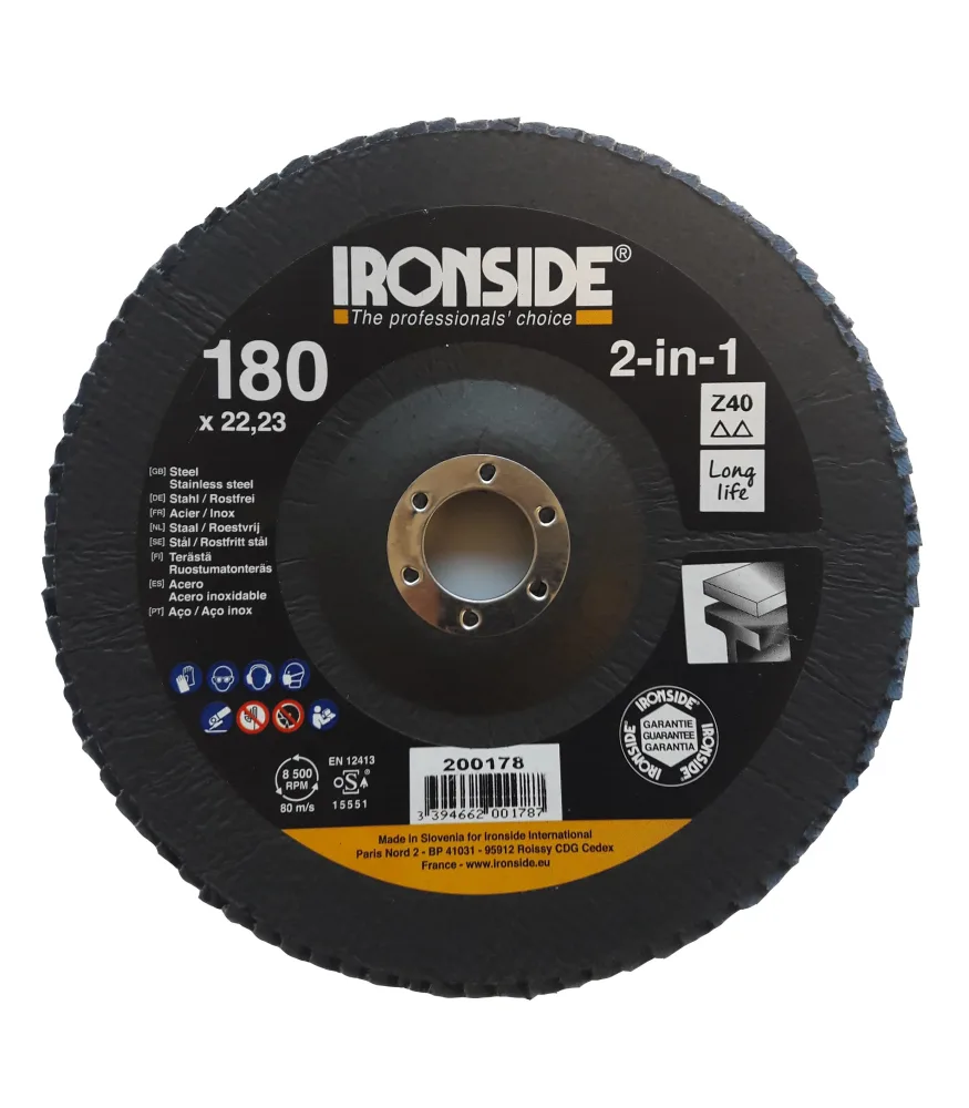 Ironside 200178 Lamellrondell 180 mm Z40
