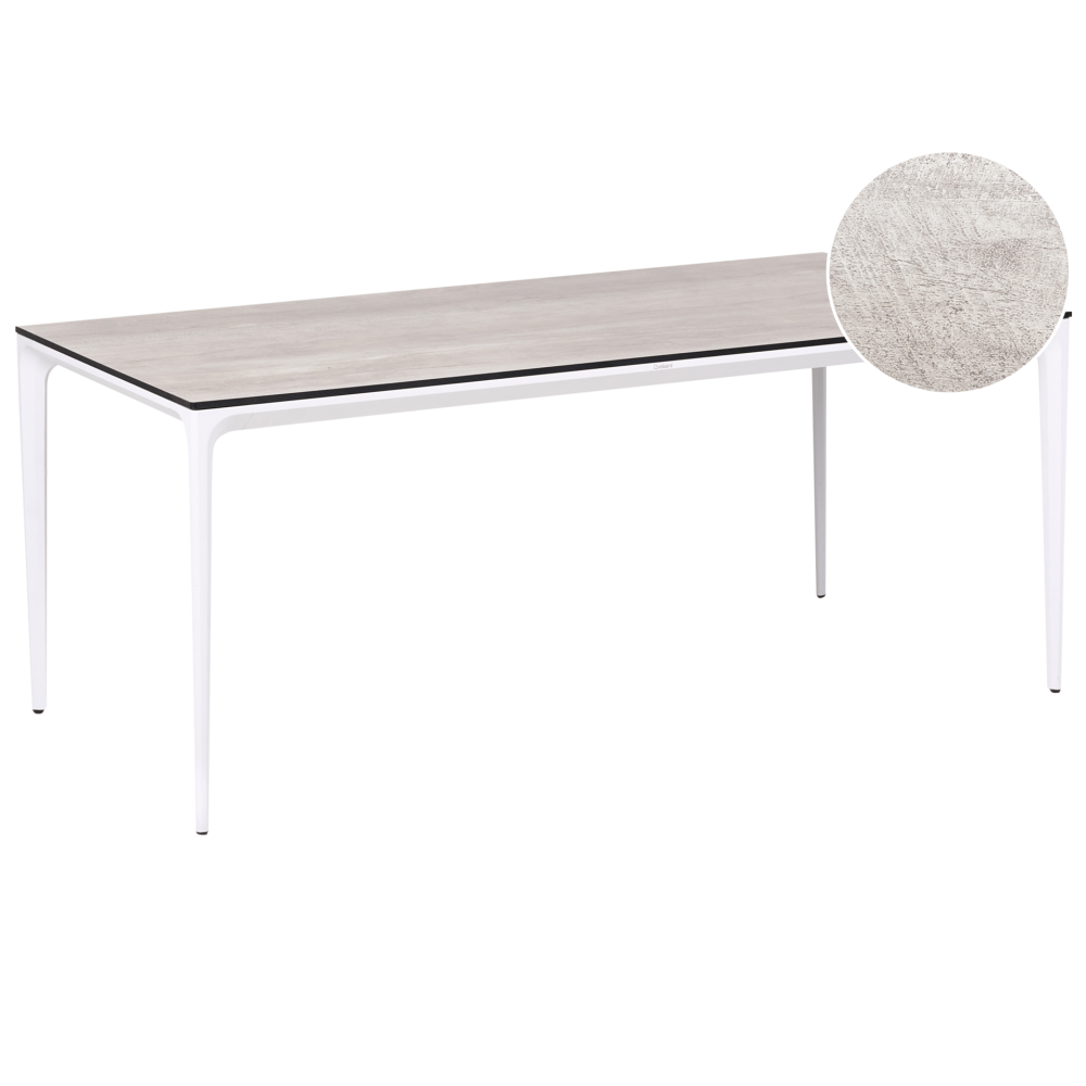 Matbord utomhus Sovareto 90x180 cm Imitation Av Trä