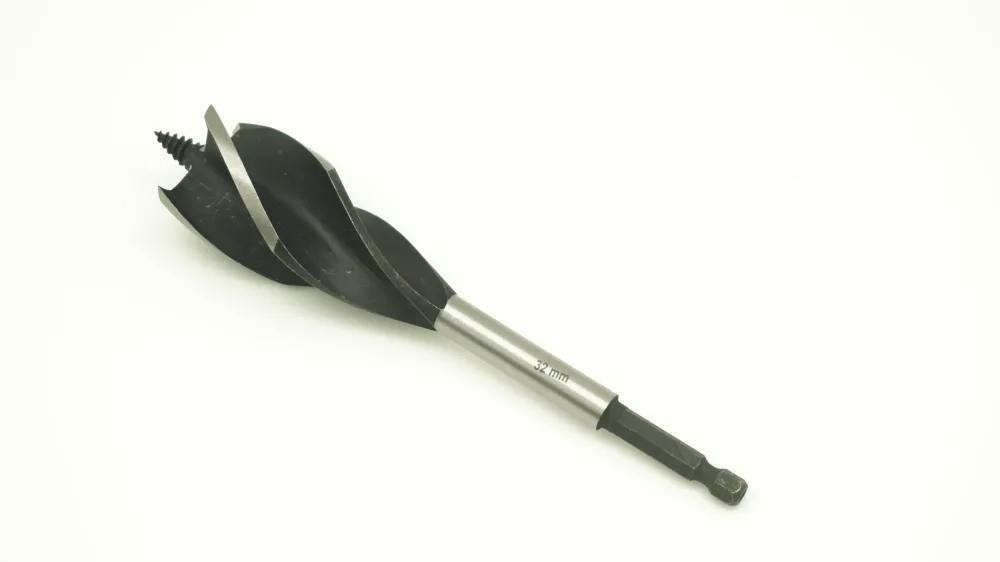 Ironside 201116 Träborr 4 skär, 1/4" sexkant, 159 mm Ø22 mm