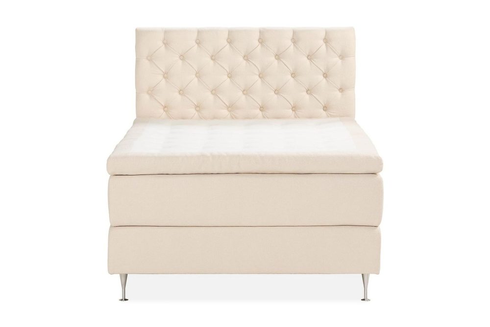 Oslo Lyx Sängpaket Boucle 120x200 Djuphäftad gavel