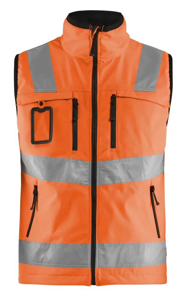 Blåkläder 304925175300XL Softshellväst varsel, orange XL