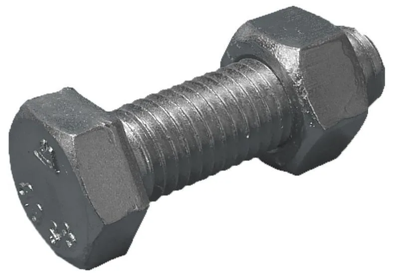 Stafa 0118600002 Stålbyggnadsskruv 12 mm, med mutter, FZB 8.8, EN 15048 12 x 30 mm, 100-pack
