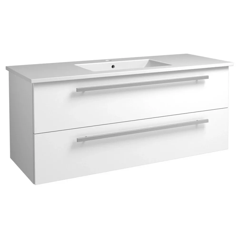 Badrumsmöbel Serena 100cm, Blank, Vit, Slät | Stuvbutiken