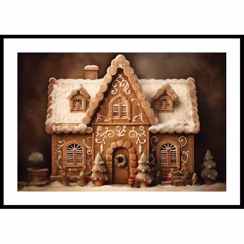 Poster Gallerix Gingerbread House 30x40 cm