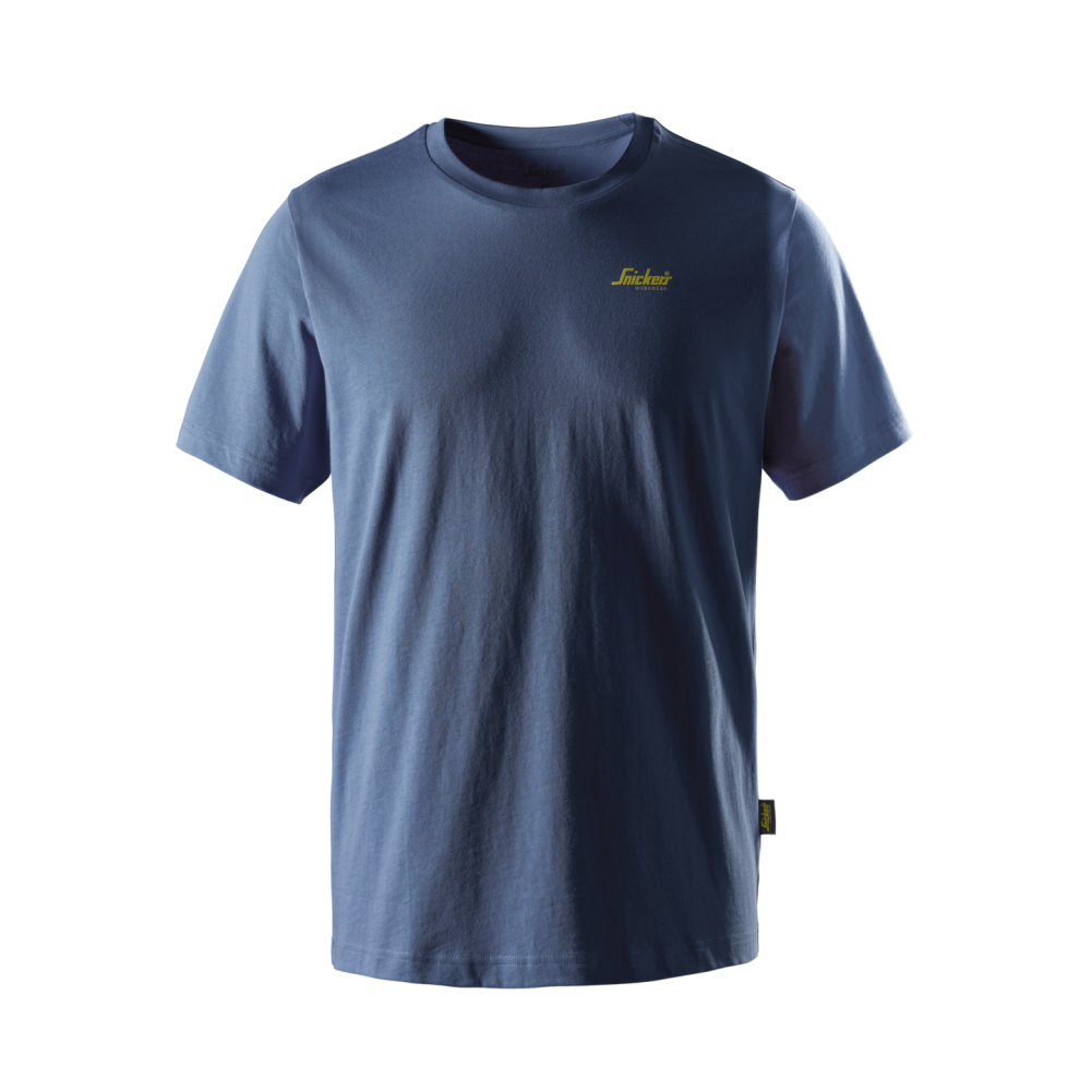 T-SHIRT LITEN LOGGA STENBLÅ STL M