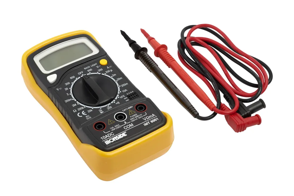 Ironside IMT6001 Multimeter med 9 V-batteri