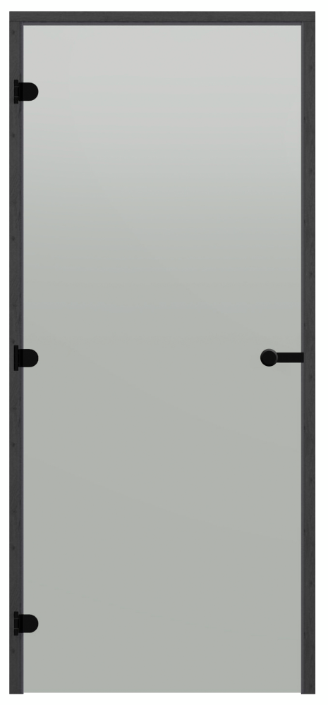 BASTUDÖRR BLACK LINE SVARTKARM SATIN 9X21