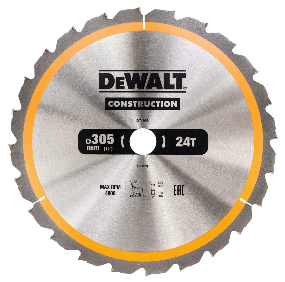Dewalt DT1958-QZ Sågklinga 305 x 30 mm, 24T