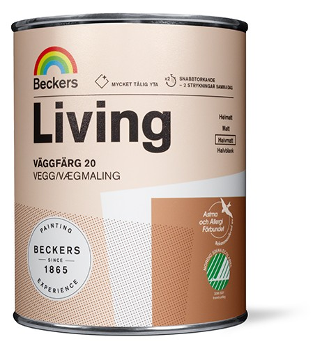 VÄGGFÄRG LIVING 20 502 1L ANTIKVIT