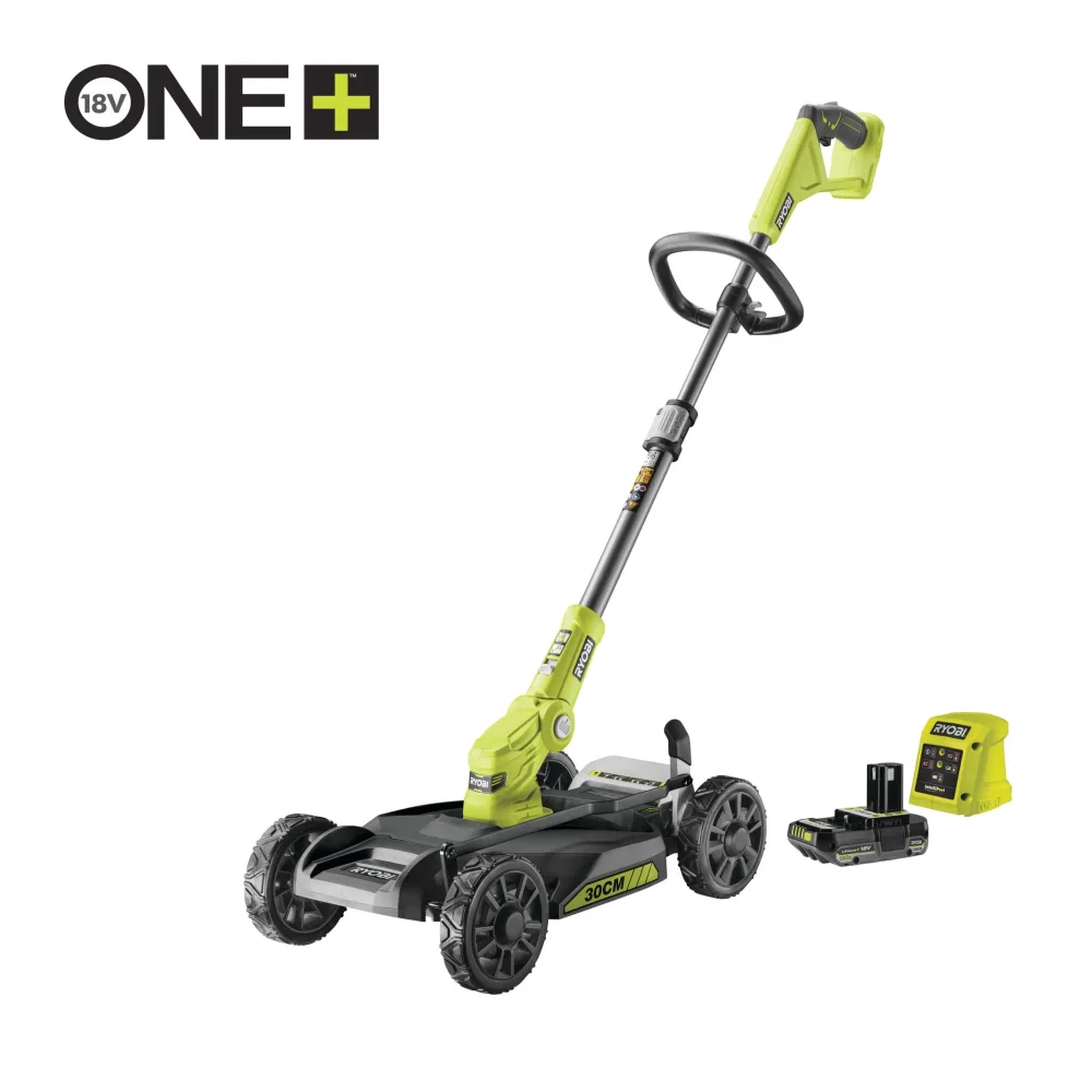 Ryobi ONE+ RY18LMC30A-120 Trimmergräsklippare med batteri och laddare