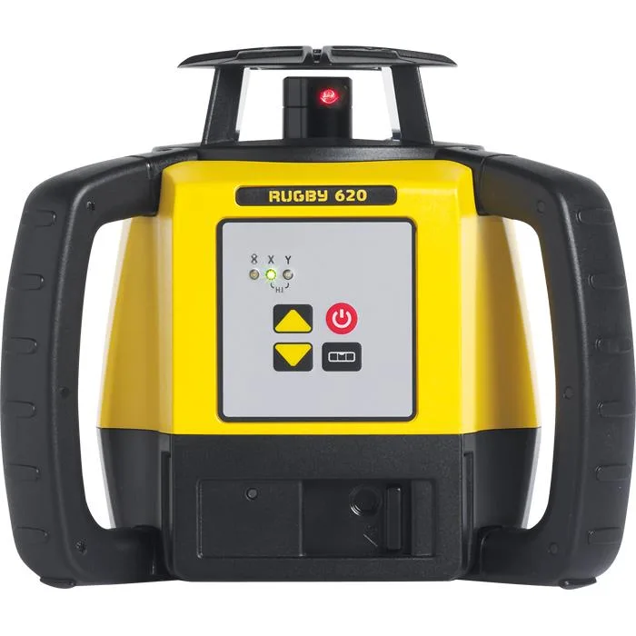 Leica Rugby 620 Rotationslaser med lasermottagare Rod-Eye 160