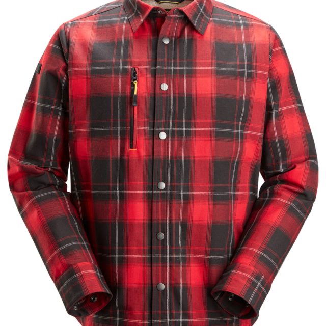 SKJORTA SNICKERS WORKWEAR FODRAD AW CHILIRÖD/, SVART STL S