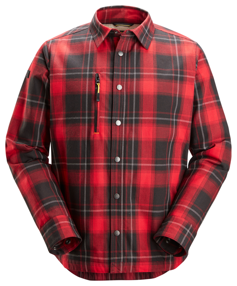 SKJORTA SNICKERS WORKWEAR FODRAD AW CHILIRÖD/, SVART STL S