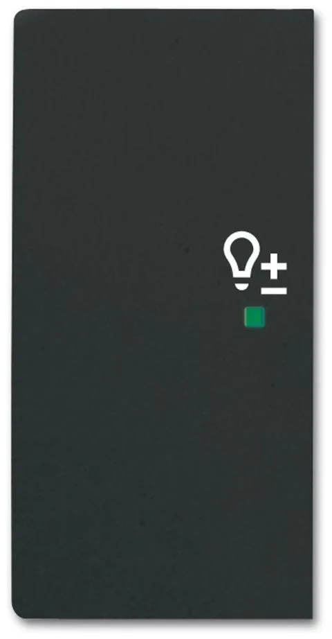 ABB Future Linear 6220-0-0627 Enkelvippa dimmer, matt, svart Vänster
