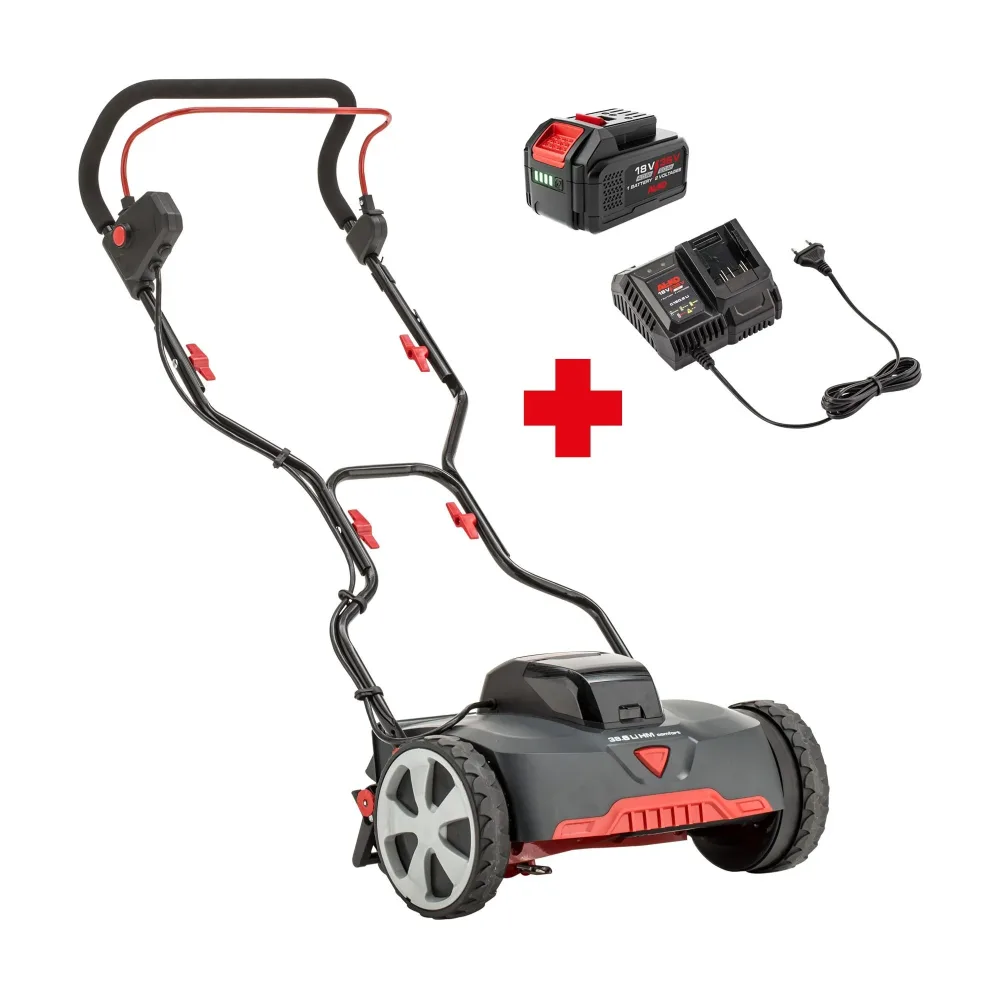 AL-KO Razor Cut 38.6 Li HM Comfort Gräsklippare med batteri och laddare