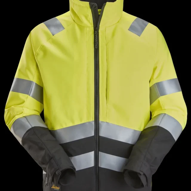 Snickers Workwear 1153-6604 Vinterjacka varsel, gul/svart XL