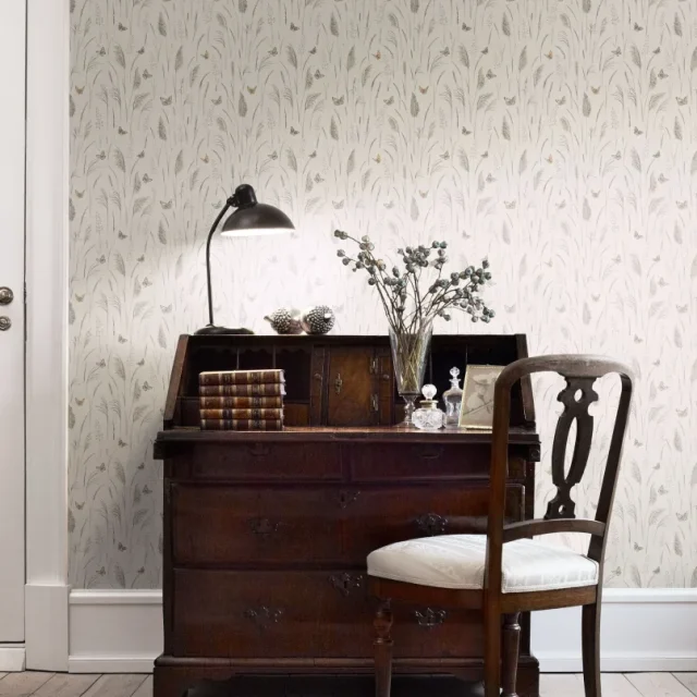 Fiona Walldesign Fairy Tale 650417 Tapet Enchanted Butterflies Grå