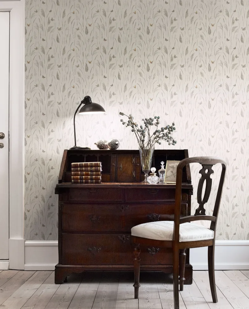Fiona Walldesign Fairy Tale 650417 Tapet Enchanted Butterflies Grå