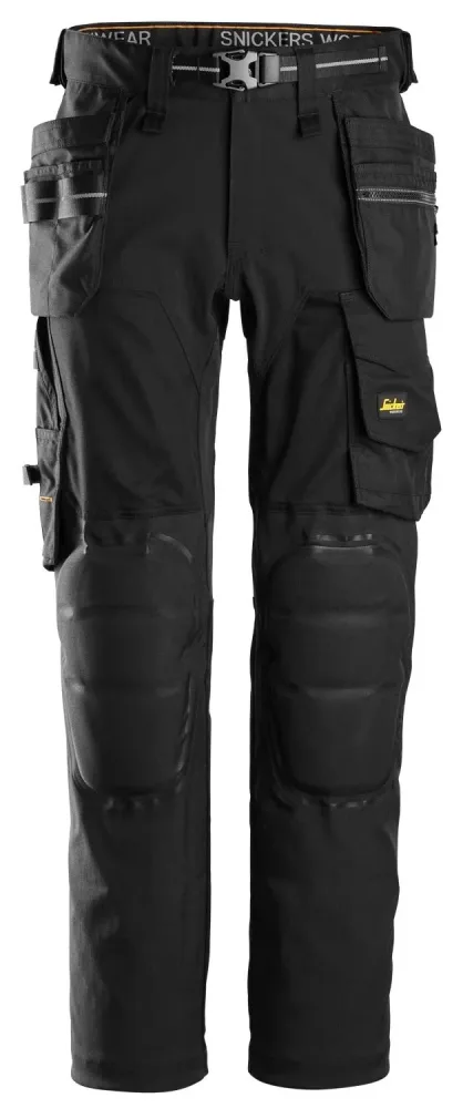 Snickers Workwear 6590-0404 AllroundWork Arbetsbyxa svart, stretch 46