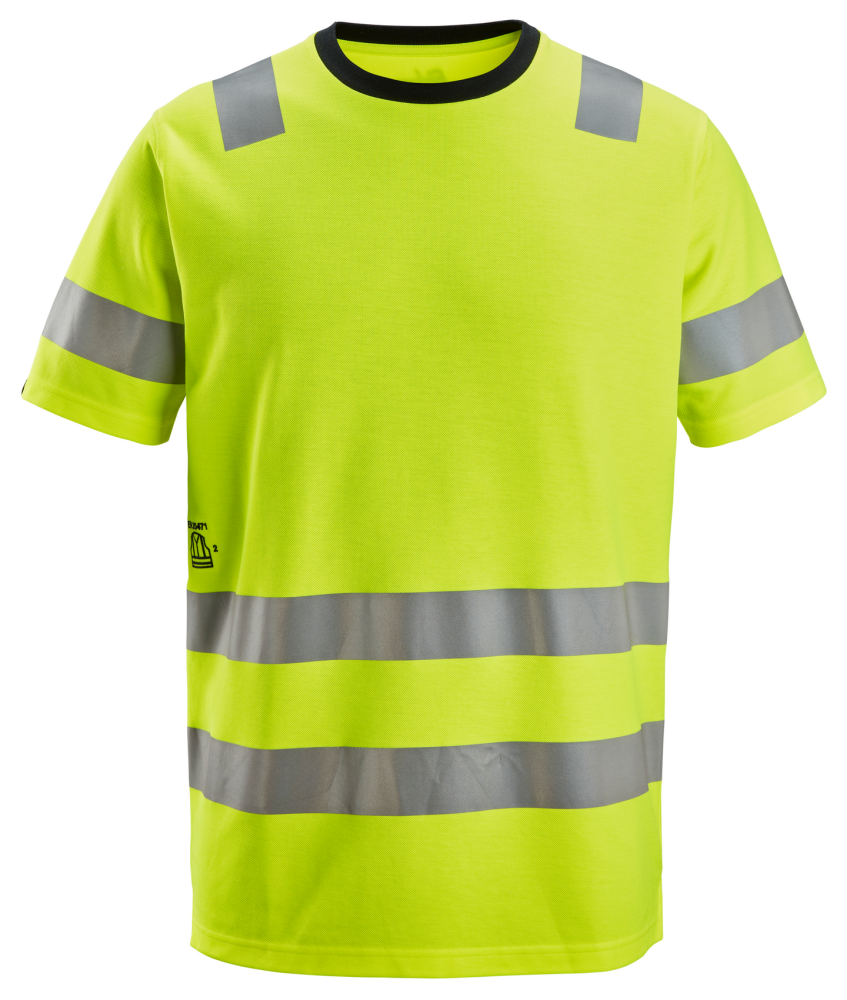 T-SHIRT SNICKERS WORKWEAR VARSEL KL 2 VARSELGUL, STL XXL