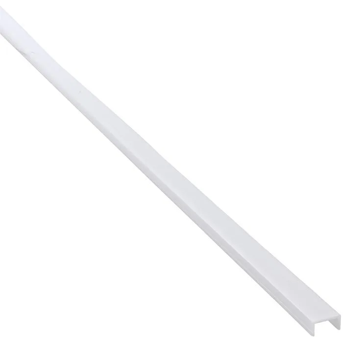 Hide-a-Lite U-profil Hög Täcklock till aluminiumprofiler, 2 m Klar