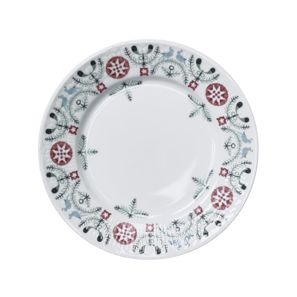 Swedish Grace Winter assiett 17 cm, vit
