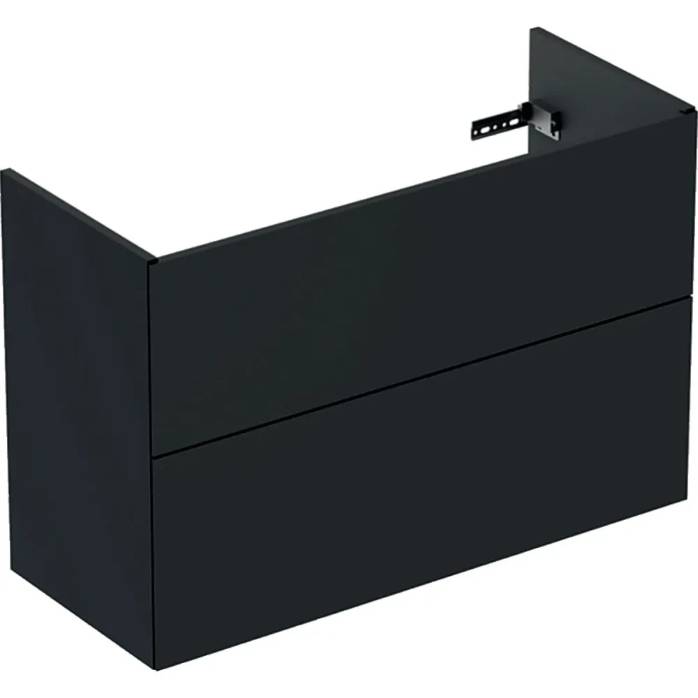 Ifö Elegant Tvättställsskåp 2 lådor, svartmatt Bredd: 60 cm - Bild 2