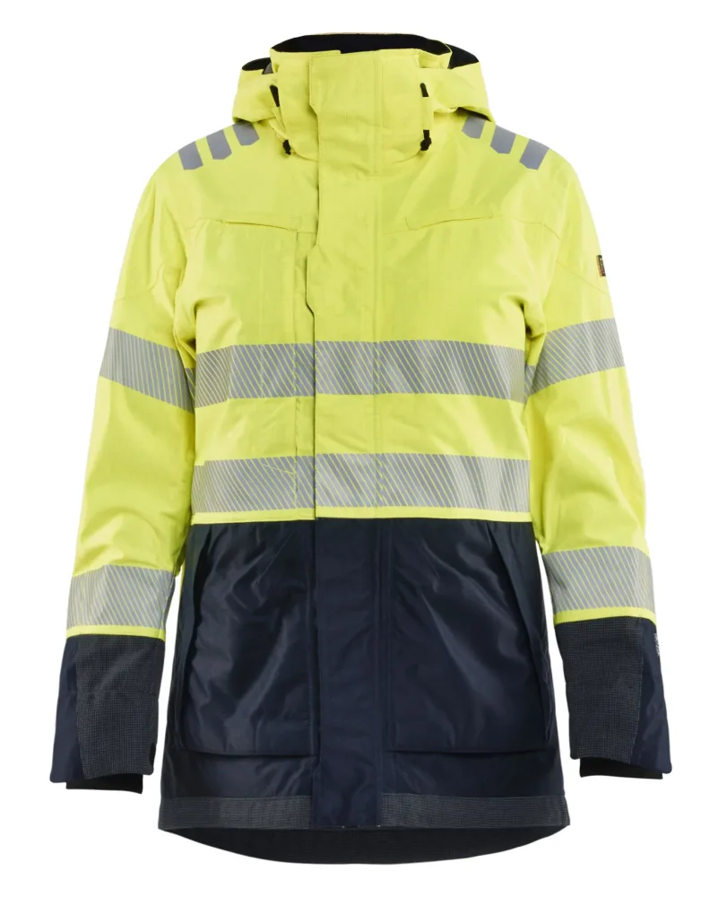 Blåkläder 444915323389XXXL Skaljacka varsel, gul/marinblå, flamskydd 3XL - Bild 2