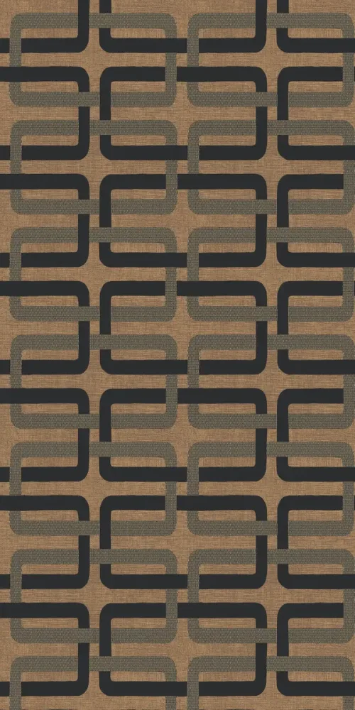 Casamance Matjara Noir/Doré