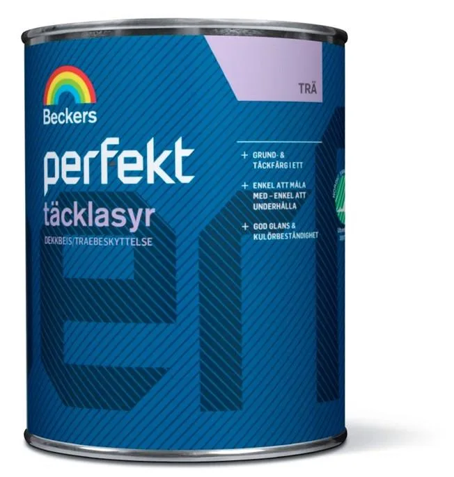 Beckers Perfekt Täcklasyr halvblank Svart